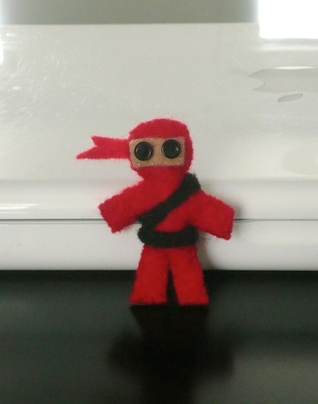 mini felt ninja